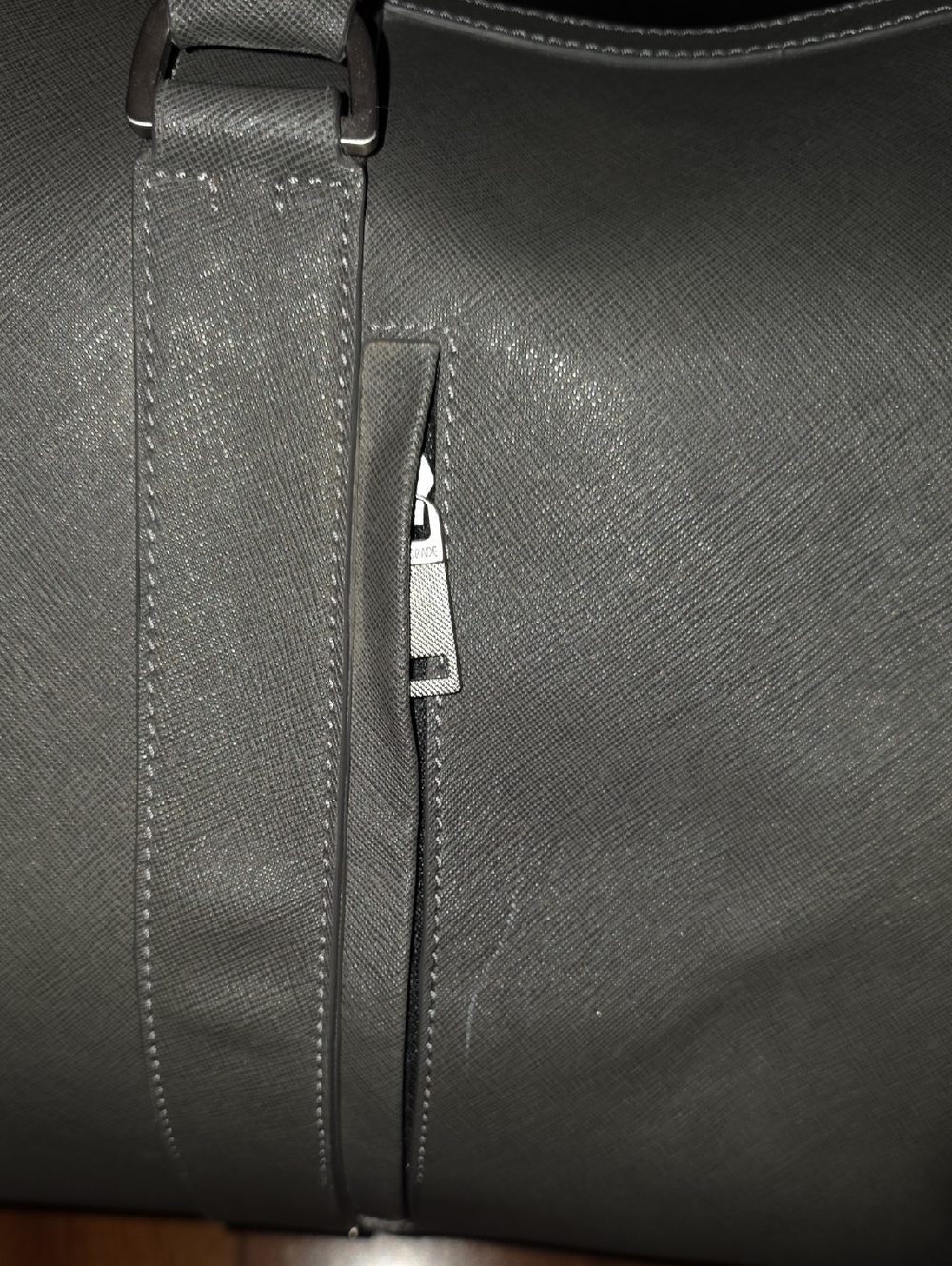 Jack Spade Saffiano Leather Weekender Bag - Picture 13 of 16